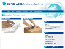 Tablet Screenshot of express-world.de
